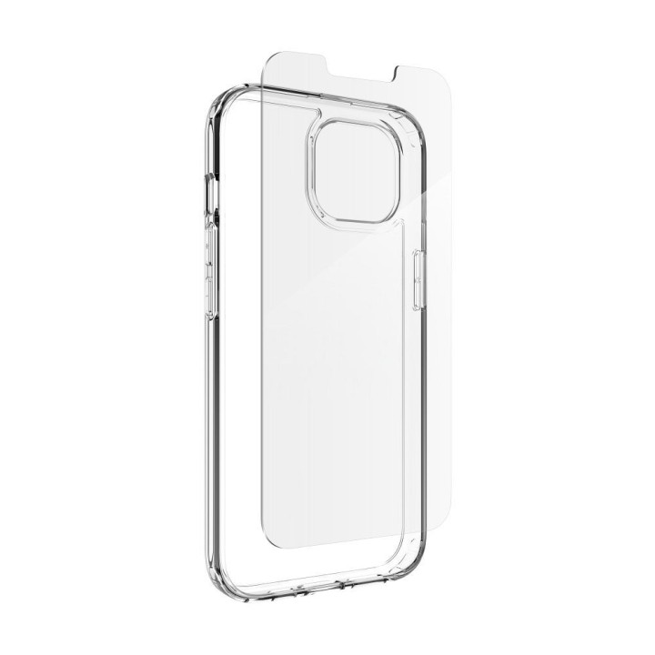 ZAGG set case + tempered glass IF DEFENCE BUNDLE for IPHONE 13 / 14 / 15 / 16e (SE 4 2025) clear