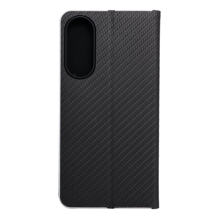 Чохол з клапаном для Samsung S25 EDGE Luna Book Carbon чорний
