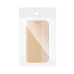 Чехол с клапаном для Samsung S25 EDGE Sensitive Book золотой