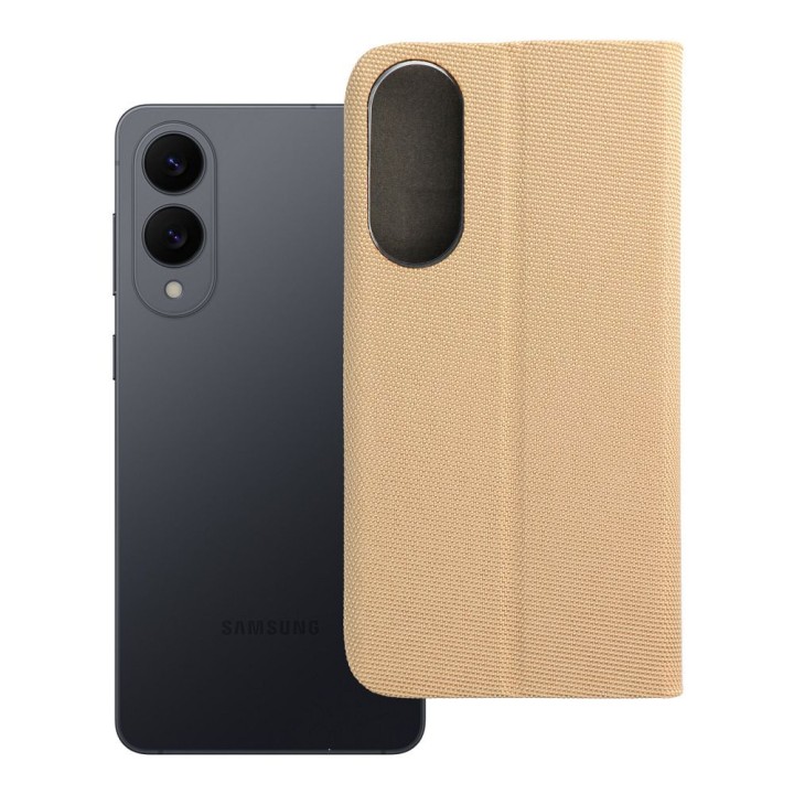 Flip case for Samsung S25 EDGE Sensitive Book gold