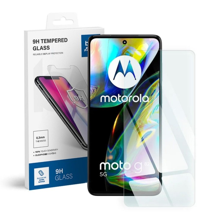 Tempered glass for Motorola G82 Blue Star