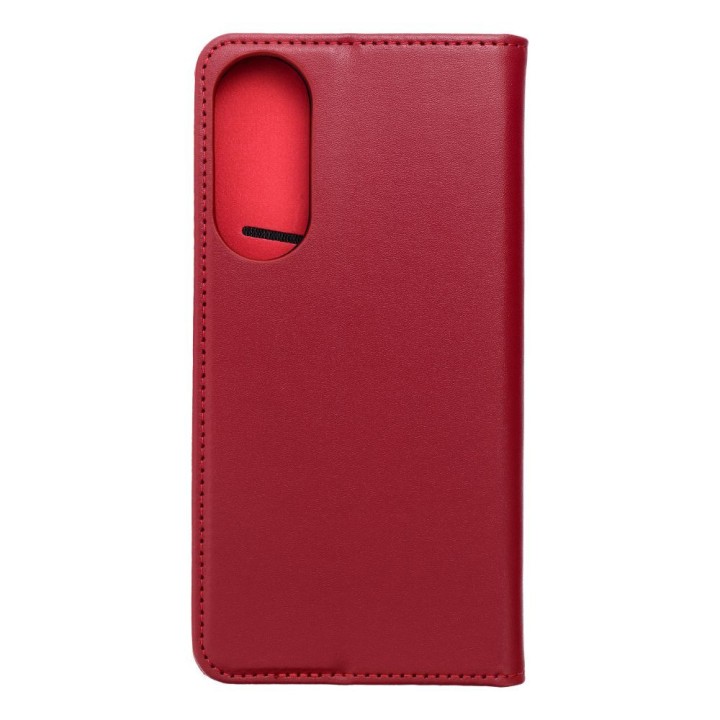 Flip case for Samsung S25 EDGE Smart Pro Book leather maroon