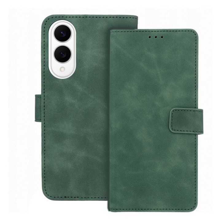 Чохол з клапаном для Samsung S25 EDGE Tender Book зелений