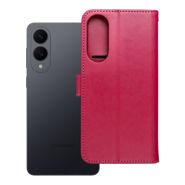 Etui z klapką na Samsung S25 EDGE Mezzo Book teddy bear magenta