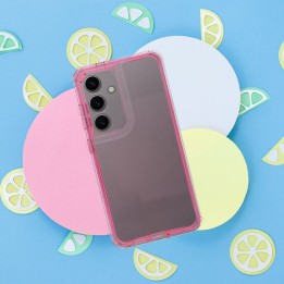 Чохол для Xiaomi 15 Matrix Clear пудрово-рожевий