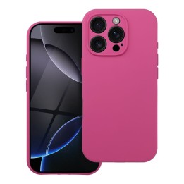 Чехол для iPhone 16 Silicone 2mm (camera protection) совместимый с MagSafe розовый