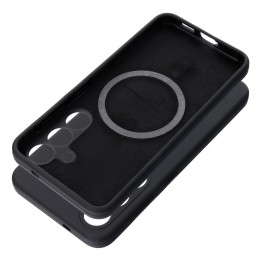 Case for Samsung S25 EDGE Silicone 2mm (camera protection) MagSafe compatible black