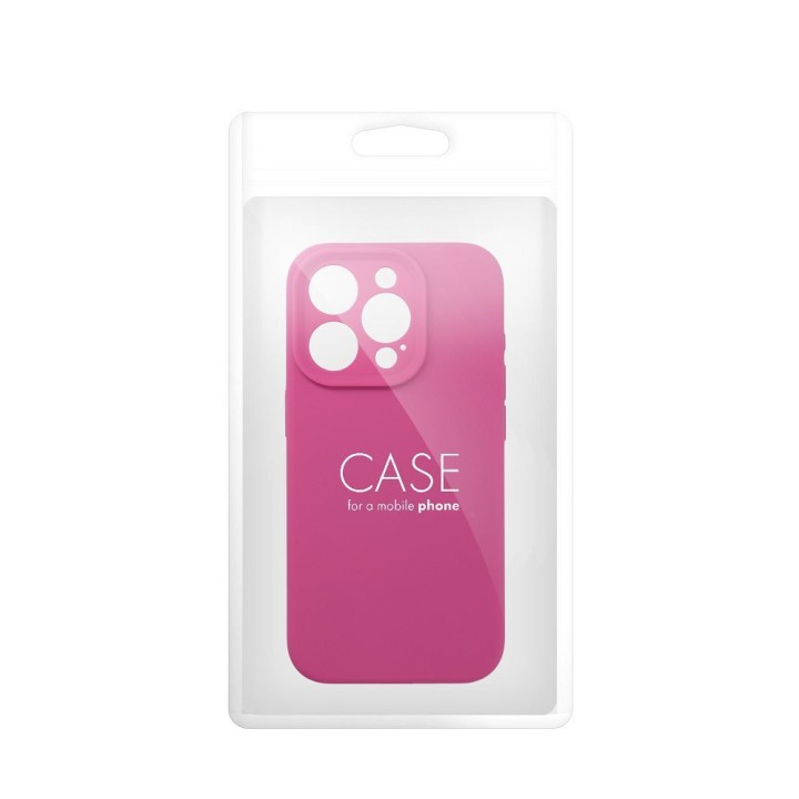 Case for iPhone 15 PRO Silicone 2mm (camera protection) MagSafe compatible pink