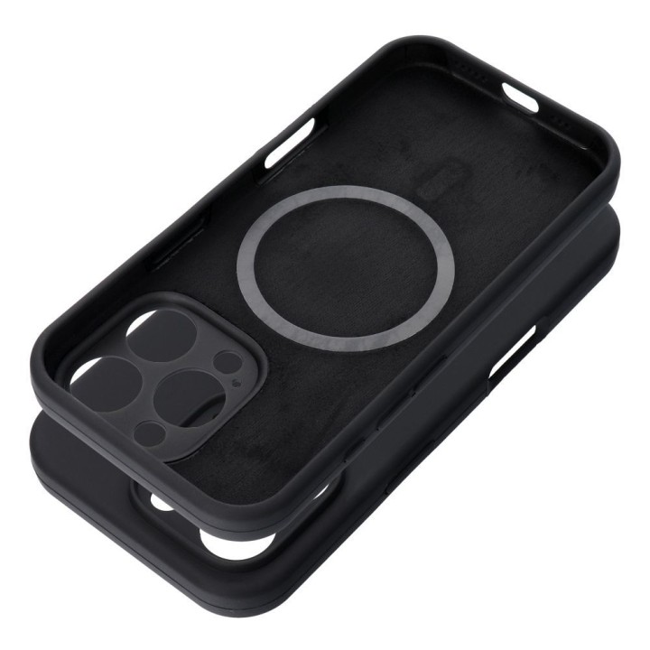 Case for iPhone 16 PRO MAX Silicone 2mm (camera protection) MagSafe compatible black