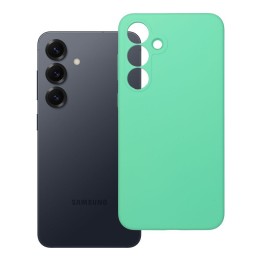 Чохол для Samsung S25 PLUS Silicone 2mm (camera protection) сумісний з MagSafe м'ятний