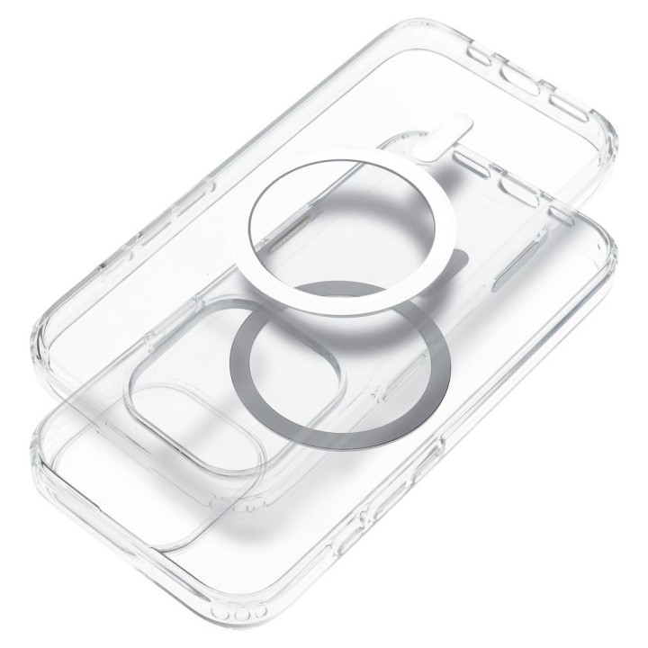 Case for iPhone 16 PRO MAX Clear Case 2 mm Mag Cover compatible with MagSafe (camera protection) transparent
