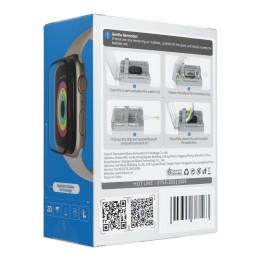 Tempered glass 5D for Apple Watch 10/11 46MM Mr. Monkey Glass (Anti-Static Strong HD) black
