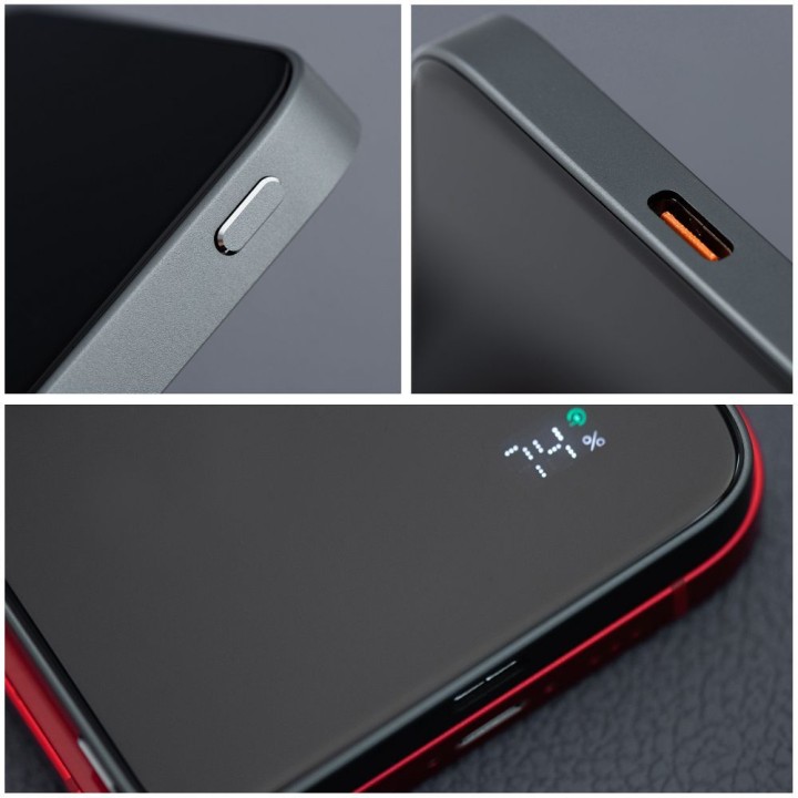 Повербанк совместимый с MagSafe Forcell F-Energy SuperSlim F5K8 QC4.0 PD3.0 15W 5000 mAh черный 0INT