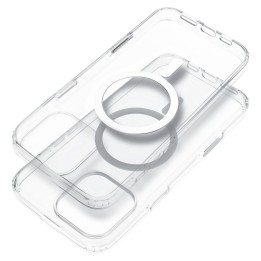 Чехол для iPhone 16 PLUS Clear Case 2 mm Mag Cover совместимый с MagSafe (camera protection) прозрачный