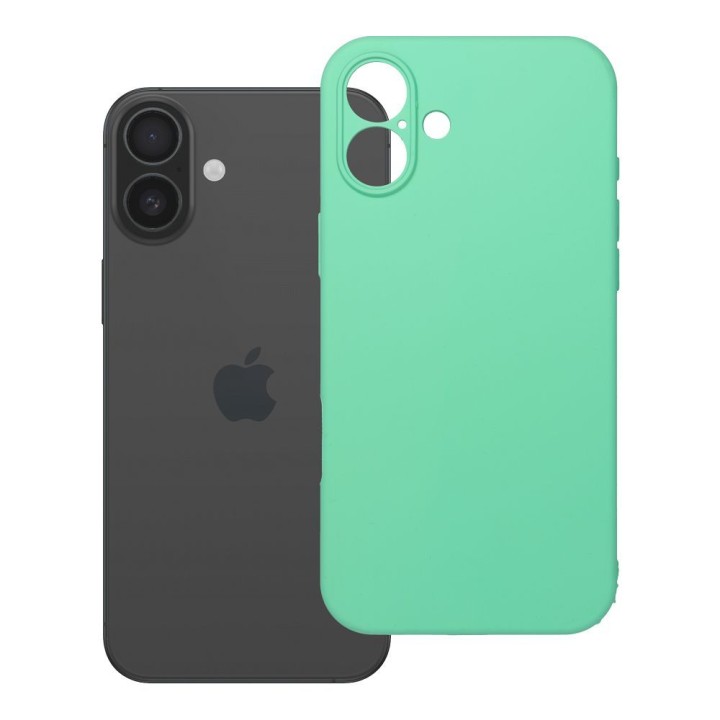 Case for iPhone 16 PLUS Silicone 2mm (camera protection) MagSafe compatible mint
