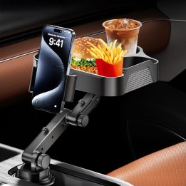 Stolik car with holder for phone CP2008 black