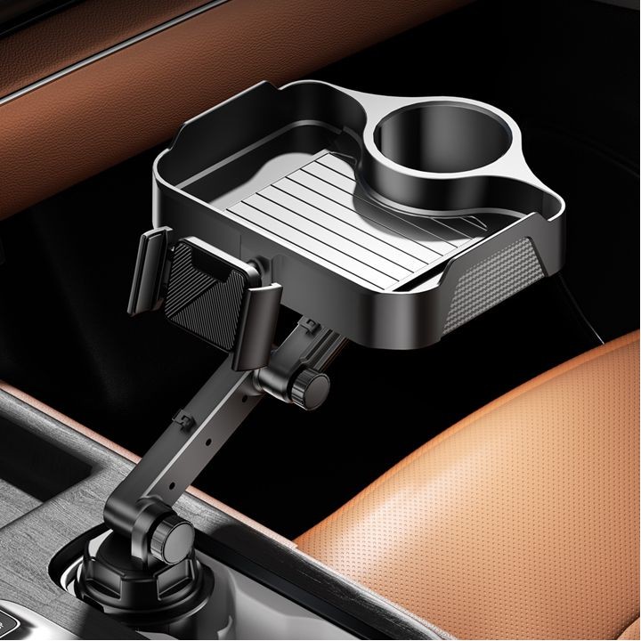 Car table with phone holder CP2008 black