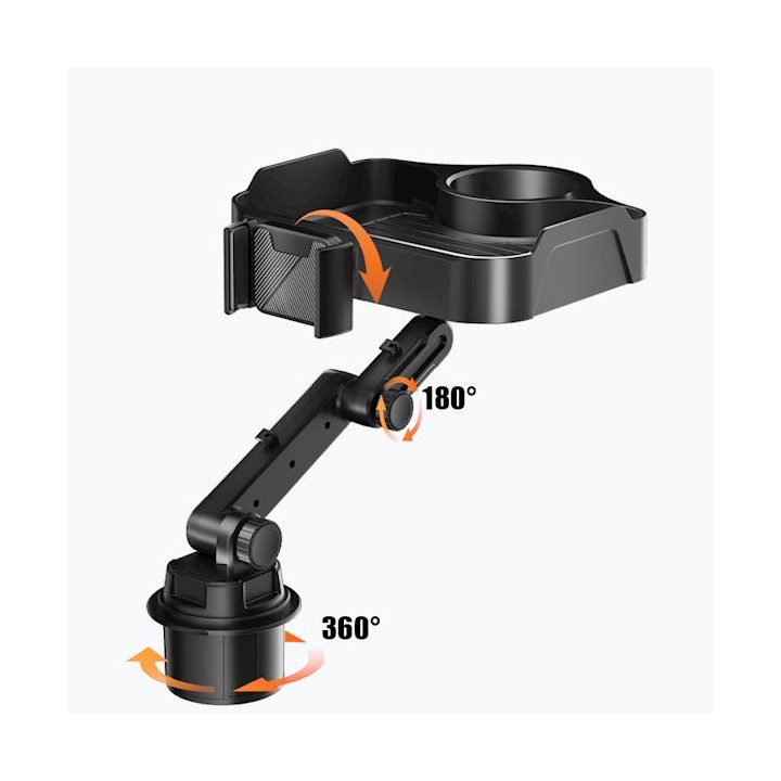 Car table with phone holder CP2008 black
