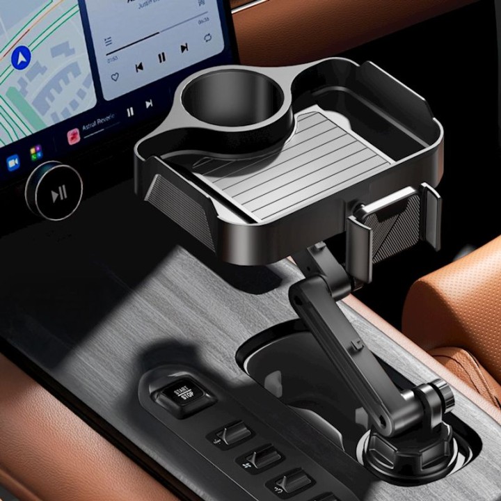 Stolik car with holder for phone CP2008 black