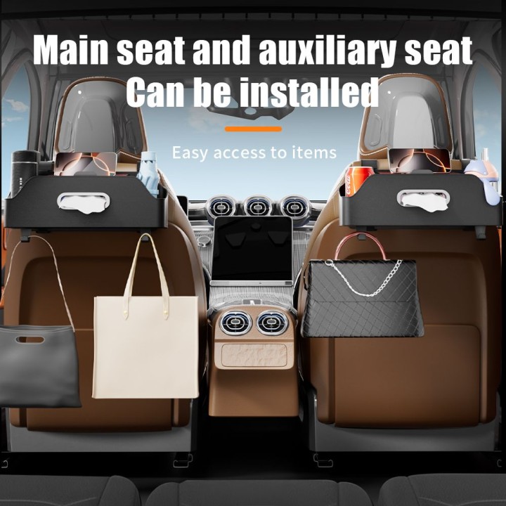 Organizer car for seats front with compartments SN-517 black
