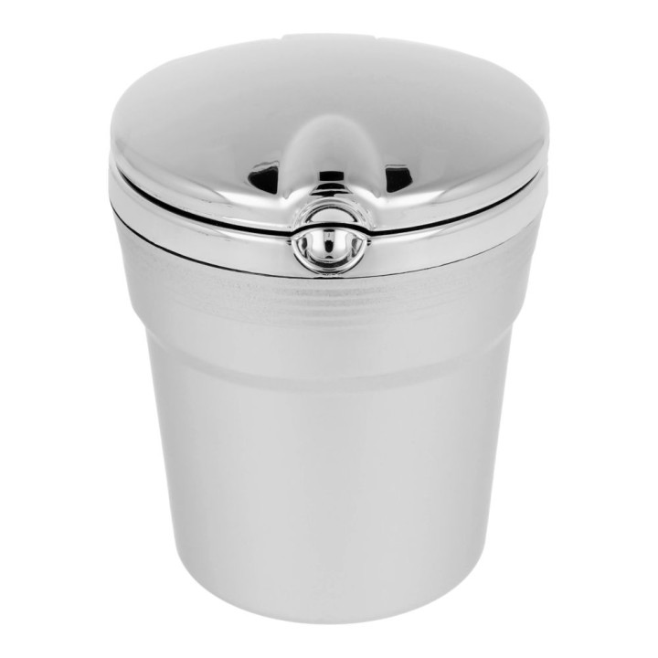 Car ashtray chrome silver
