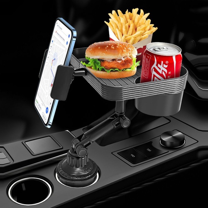 Stolik car with holder for phone CP12 black