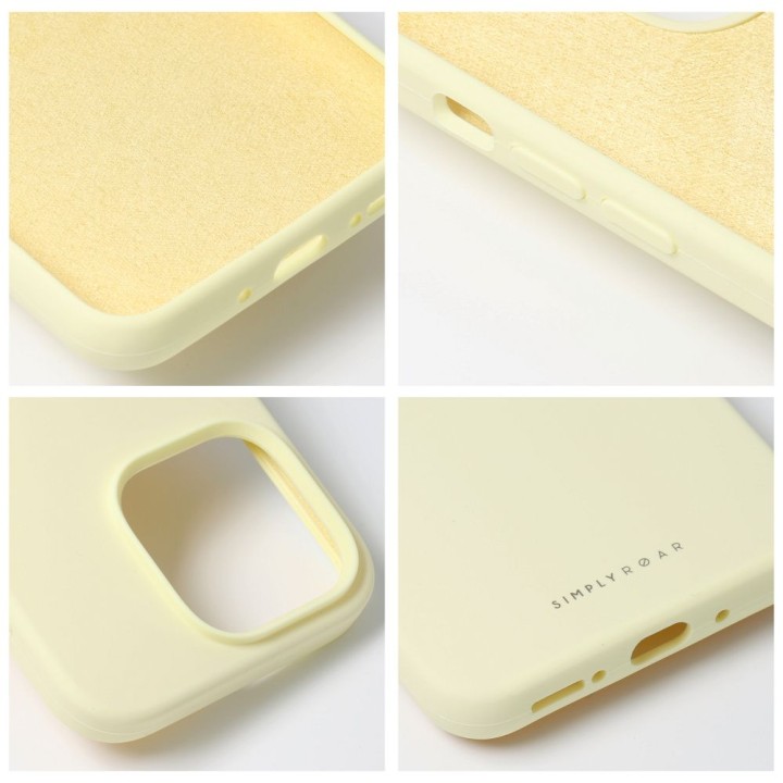 ROAR case CLOUD SKIN for IPHONE 16e (SE 4 2025) / 17e Light yellow