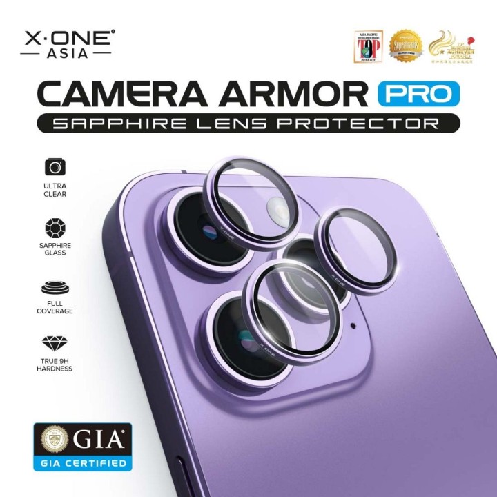 Szkło szafirowe na obiektyw aparatu do iPhone 16e / 17e (SE 4 2025) X-One Camera Armor Pro