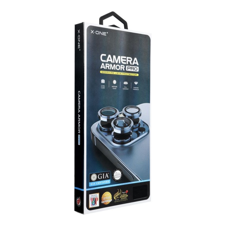 Скло сапфіровий на об'єктив камери для iPhone 16e / 17e (SE 4 2025) X-One Camera Armor Pro