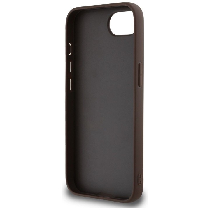 GUESS чохол для IPHONE 16e (SE 4 2025) GUHCPSE44GMGBR (4G PU Big Логотип) коричневий