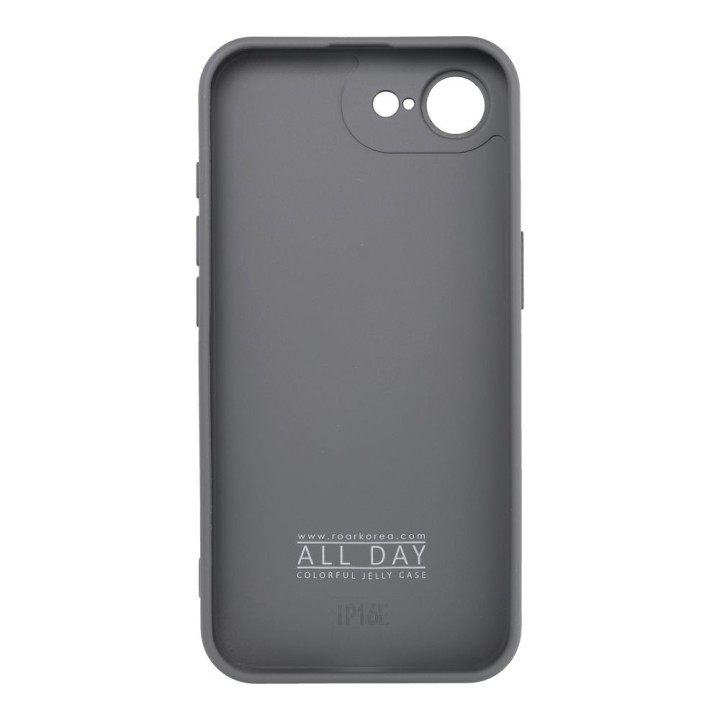 ROAR case ALL DAY COLORFUL JELLY for IPHONE 16e (SE 4 2025) / 17e Grey