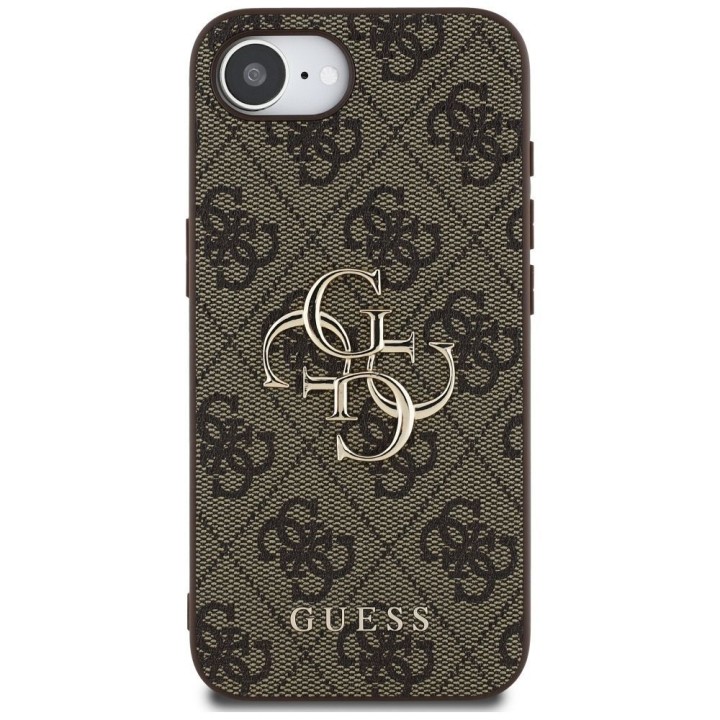 GUESS чехол для IPHONE 16e (SE 4 2025) GUHCPSE44GMGBR (4G PU Big Logo) коричневый