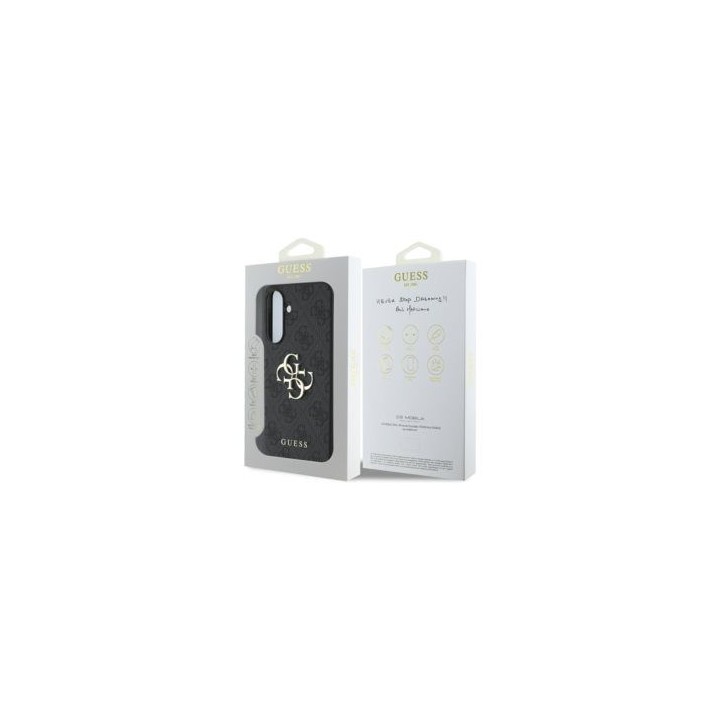 GUESS чохол для SAMSUNG A56 GUHCSA564GMGGR (4G PU Big Логотип) чорний