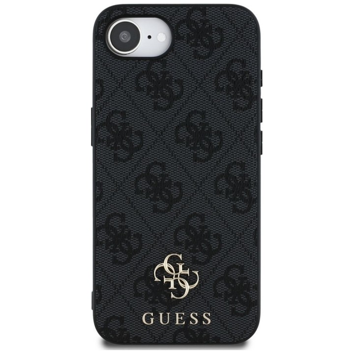 GUESS чехол для IPHONE 16e (SE 4 2025) совместимый с MagSafe GUHMPSE4P4SM4MK (PU 4G Small 4G and Classic) черный