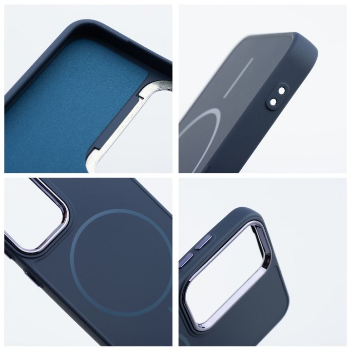 Etui na Samsung A56 Frame Mag Cover zgodne z MagSafe granatowe