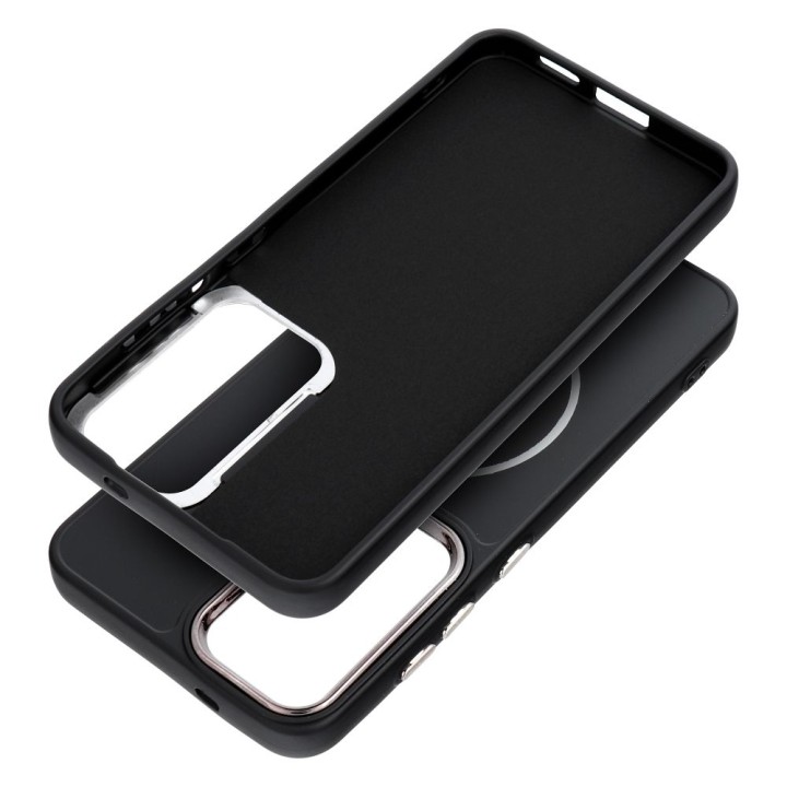 Etui na Samsung S25 Frame Mag Cover zgodne z MagSafe czarne