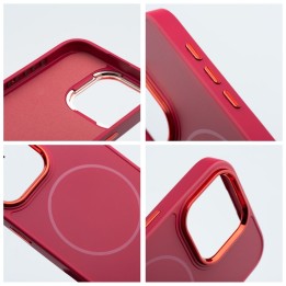 Чехол для iPhone 13 Frame Mag Cover совместимый с MagSafe magenta