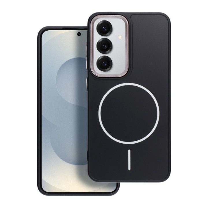 Etui na Samsung S25 Frame Mag Cover zgodne z MagSafe czarne
