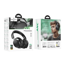 Беспроводные наушники накладные Hoco ANC W53 Plus черные