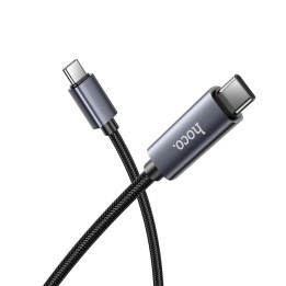 USB-C to USB-C cable Hoco 3A 60W with display 1 m X112 black