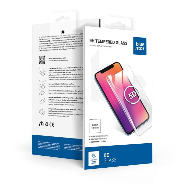 Tempered glass 5D for Xiaomi 15 ULTRA Blue Star black