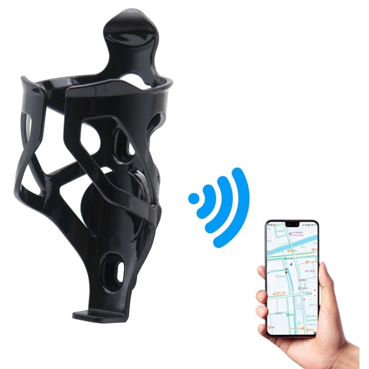 Bicycle bottle cage with space for AirTag FSCGE-120-3 black