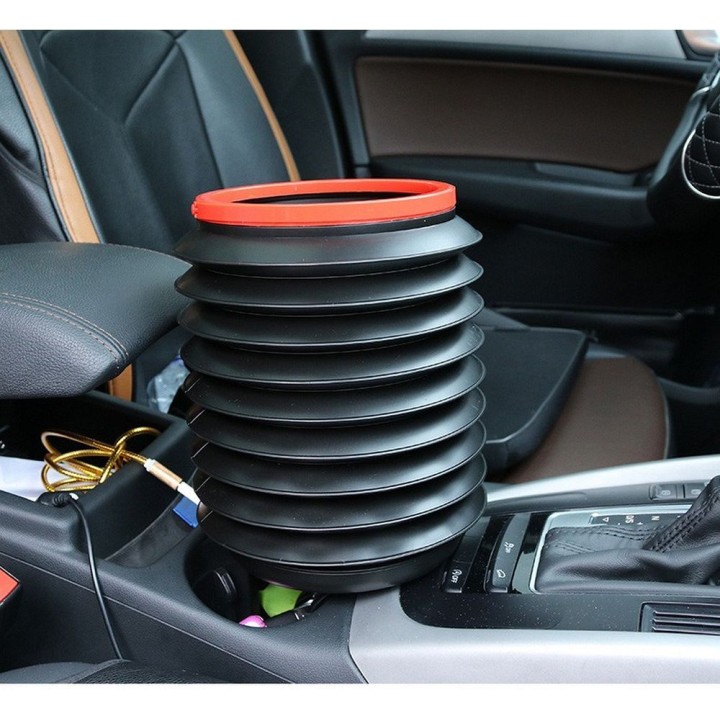 Foldable pojemnik wiaderko for car 4L black