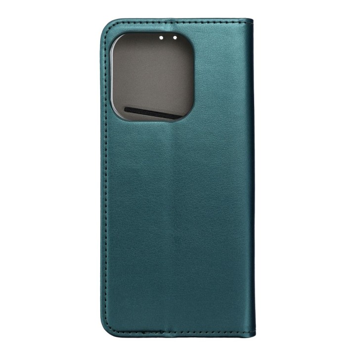 Etui z klapką na Honor 400 LITE Smart Magneto ciemnozielone