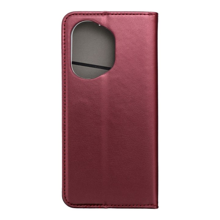 Чехол с клапаном для Honor 400-Smart Magneto бордовый