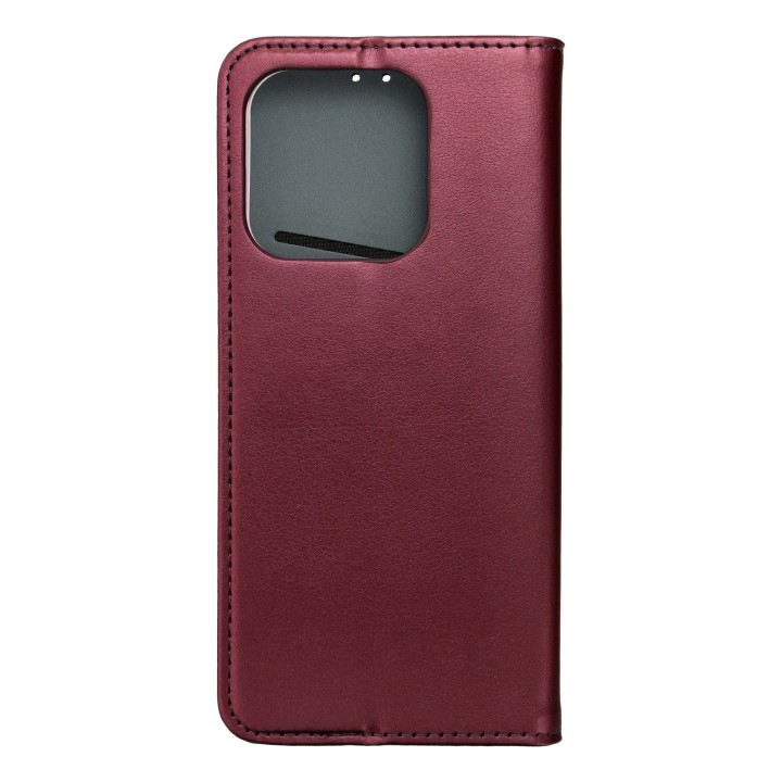 Чехол с клапаном для Honor X8c Smart Magneto бордовый