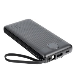 Внешний аккумулятор (POWER BANK) VEGER C10-10 000mAh (Micro + Type C + Lightning 8-pin) черный (W1116)