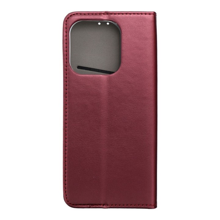 Чохол з клапаном для Honor 400 LITE Smart Magneto бордовий
