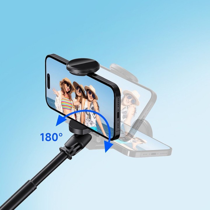 Selfie stick Forcell F-Grip F170XL tripod automatic with wireless remote control black