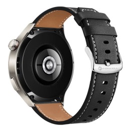 Strap for Samsung Galaxy Watch Forcell F-Design FS21 holes eco-leather 20 mm black